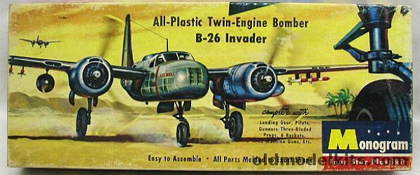Monogram 1/67 B-26 Invader - Four Star Issue, PA6-98 plastic model kit
